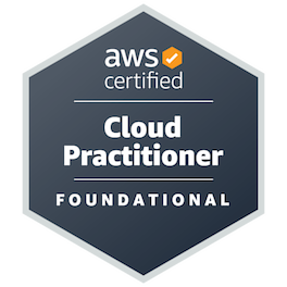 AWS Certified Cloud Practitioner foundational badge